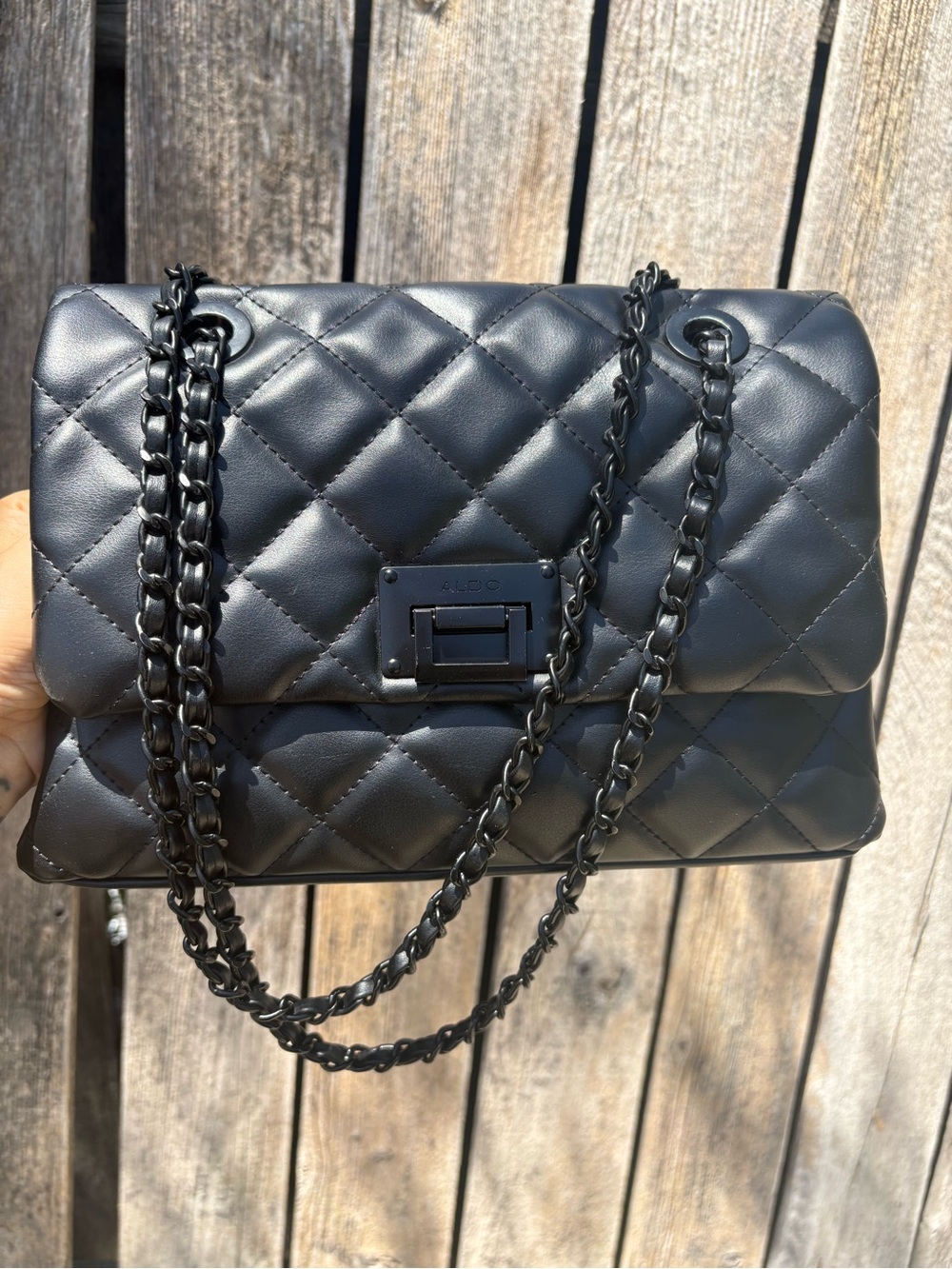 All Black ALDO Shoulder Bag